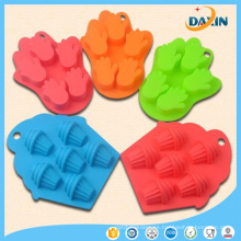 Creativo 3D Diverso molde de la forma Silicone Ice Cube Tray